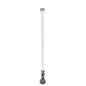 Seaview 24" Manually Folding Light Post w/316 Stainless Steel Base  LTBLED12C5 Navigation Light - White [SVMHB124LEDSSW]