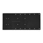 Sea Brackets 18" Straight Trolling Motor Plate - Black [SEA2324-BLK]