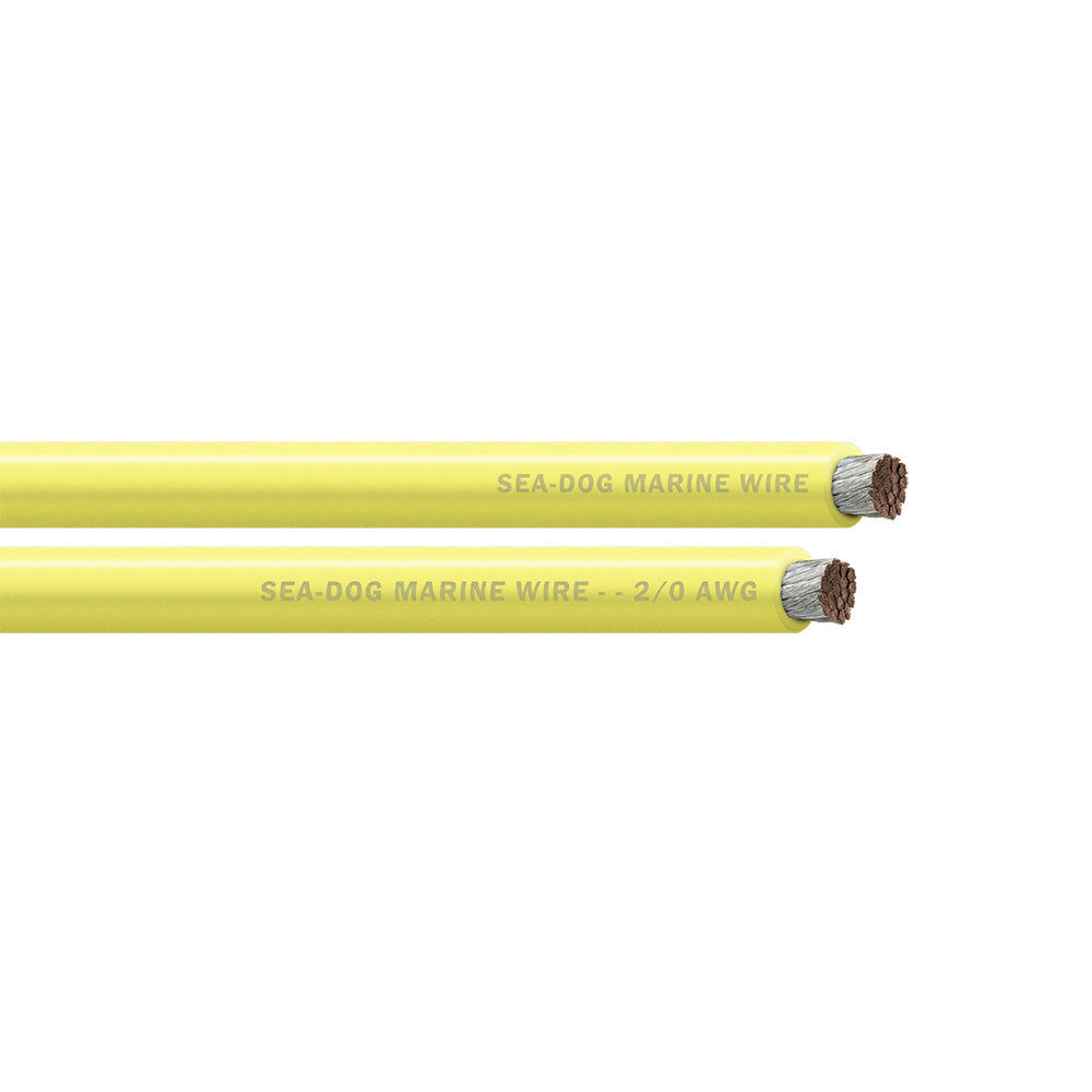 Sea-Dog 2/0 AWG Yellow Battery Cable - 50' [8021031]