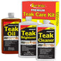 Star brite Premium Teak Care Kit - Step 1, Step 2,  Step 3 - 32 oz [81202]
