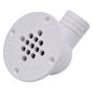 T-M Marine 90-Degree Cockpit Scupper Drain - White [CSD-92-DP]