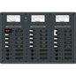 Blue Sea 8084 AC Main +6 Positions/DC Main +15 Positions Toggle Circuit Breaker Panel - White Switches [8084]