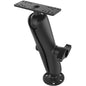 Ram Mount Universal D Size Ball Mount with Long Arm for 9"-12" Fishfinders and Chartplotters [RAM-D-115-E]