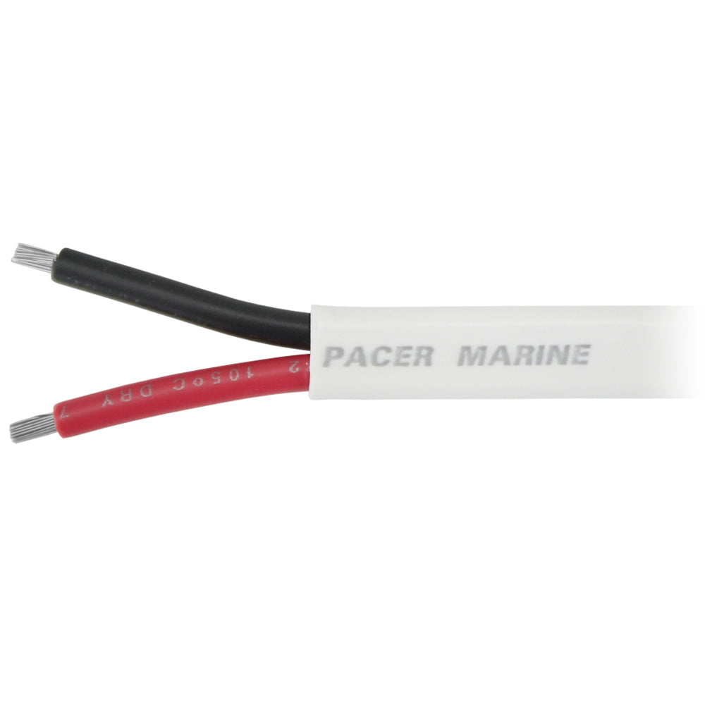 Pacer 14/2 AWG Duplex Wire - Flat Cable - Red/Black - Sold By The Foot [W14/2DC-FT]
